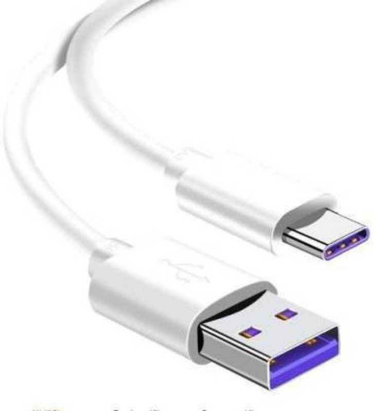 INDIRULERS Micro USB Cable 2 m superfast charging type c  (Compatible with Smartphones, Mobile, Others, White, One Cable)