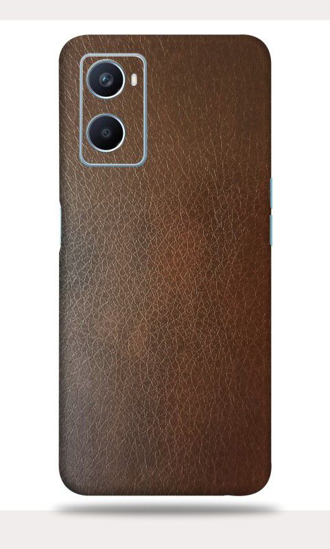 OggyBaba Oppo A96, Leather Brown Mobile Skin  (Brown)