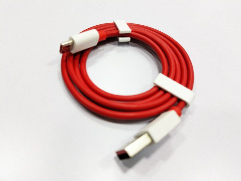 NUKAICHAU USB Type C Cable 6.5 A 1.00107999999998 m Copper Braiding For Oppo Reno 10x Zoom | Oppo k3 | OnePlus 6T | Oneplus 7 | Oneplus 7T  (Compatible with C Cable Compatible with Oneplus 3T | Oneplus 3 | Oneplus 8 | Oneplus 8 pro, Red, One Cable)
