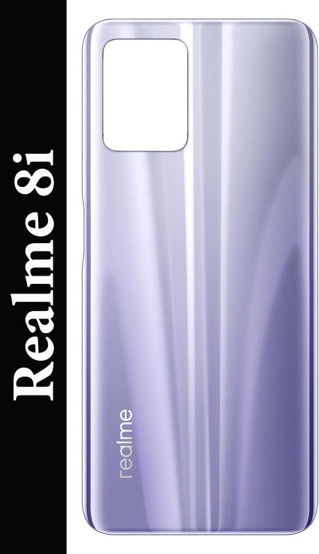 Unique4Ever Realme 8i Back Panel  (Space Purple)