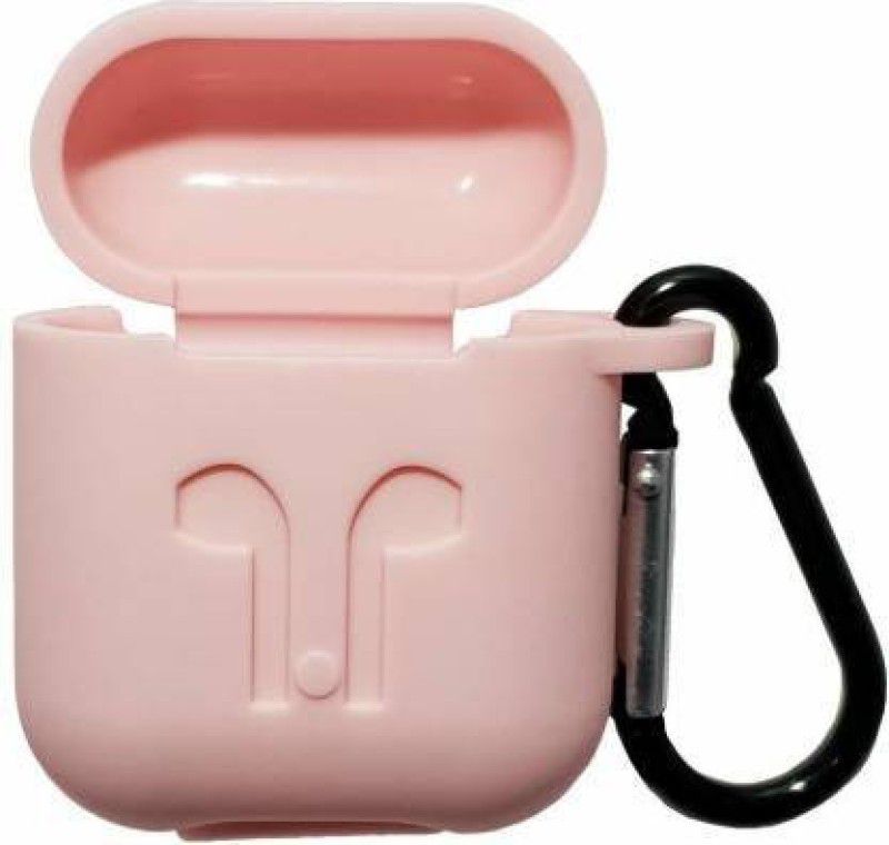 MK Mankrit Silicone Press and Release Headphone Case  (Pink)