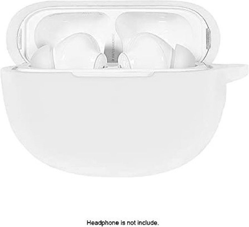 ibimble Silicone Pull String Headphone Case  (White)