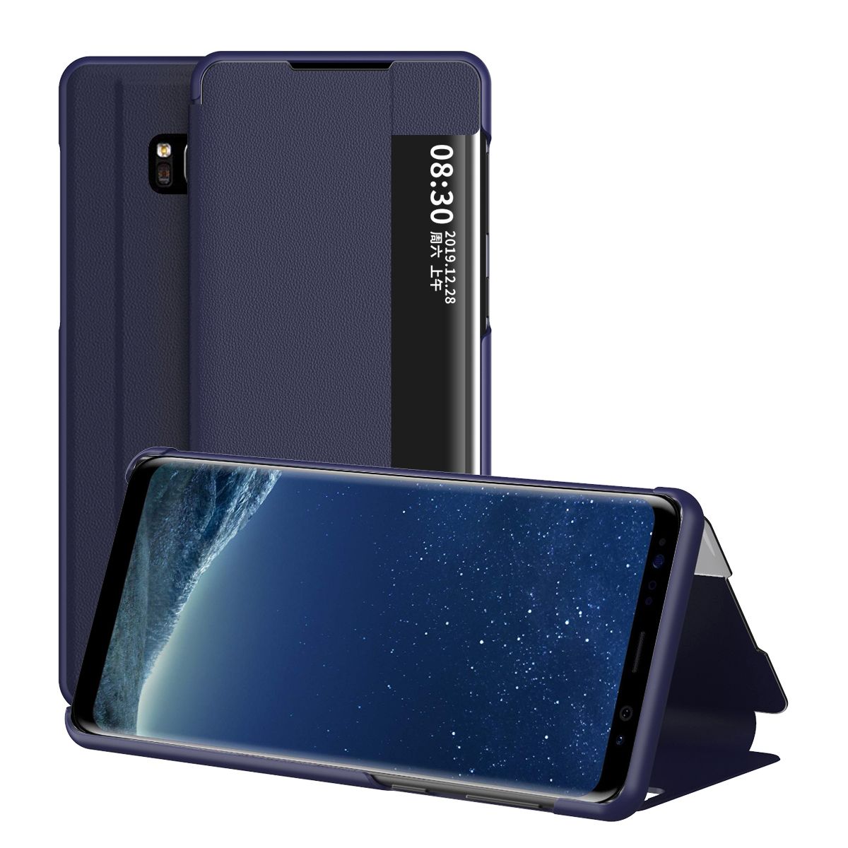Casing for Samsung Galaxy S8 Plus View Smart Flip Leather Stand Case Cover View Smart Flip Leather Stand Case Cover