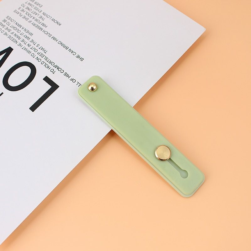 Candy Color Finger Ring Holder Silicon Phone Hand Band Holder Wristband Strap Push Pull Grip Stand Bracket Wholesale for Iphone