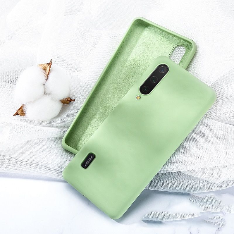 Cover Liquid Silicone Case For XiaoMi Mi 9 lite 9T 8 11 11i Redmi Note 9 9s 10s 10 Pro 9A 9T 9C 11 11s 10T Soft Solid Candy Case