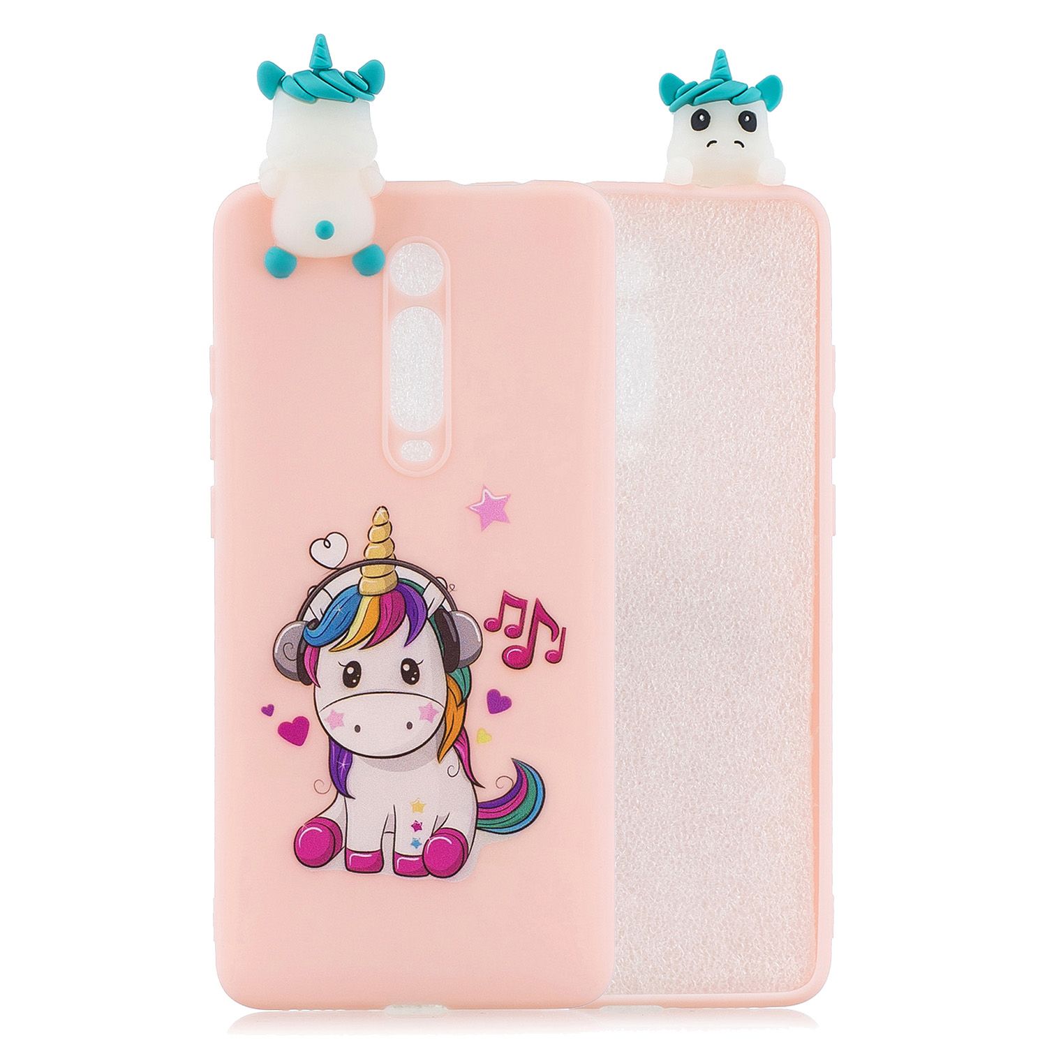 Yfashion For Redmi k20-K20 pro 3D Cartoon Lovely Coloured Painted Soft PU Back Cover Non-slip Shockproof Full Protective Case