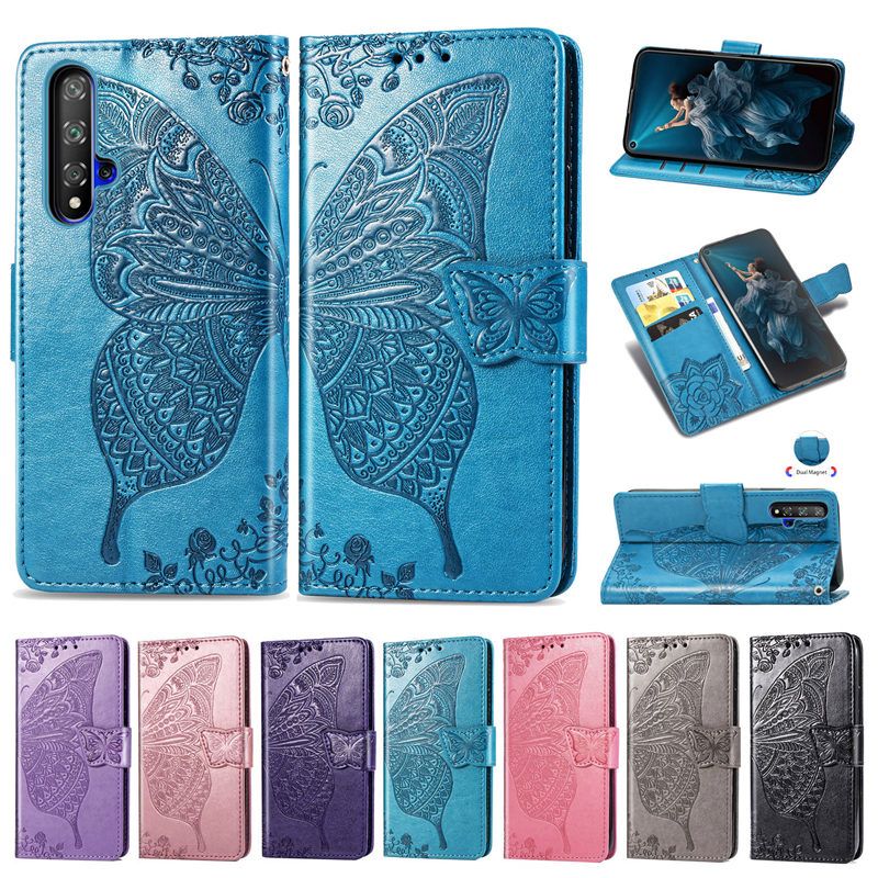 Case for Huawei nova 5T 7i 3i 3e 3 4e 4 Flip Wallet Leather Protection Shockproof Phone Cover