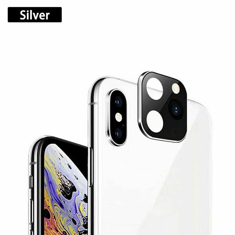 Applicable iPhone Apple X XS MAX Seconds Change 11Pro for iPhone 11 PRO MAX Lens Sticker Modified Camera Cover Metal Protector
