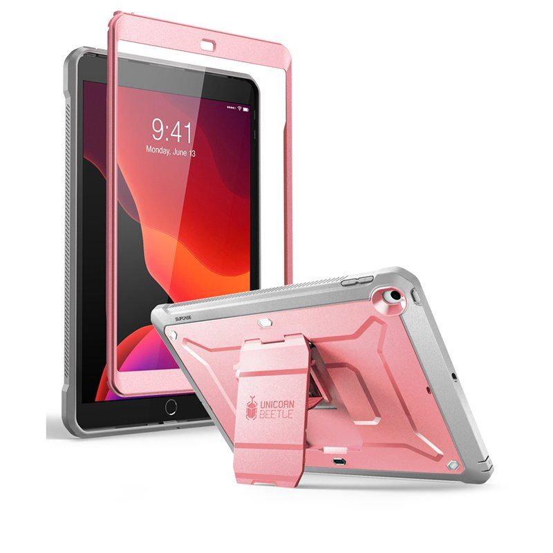 For iPad 10.2 Case (2021/2020/2019 Release) UB PRO Full-body Rugged Cover with Built-in Screen Protector & Kickstand