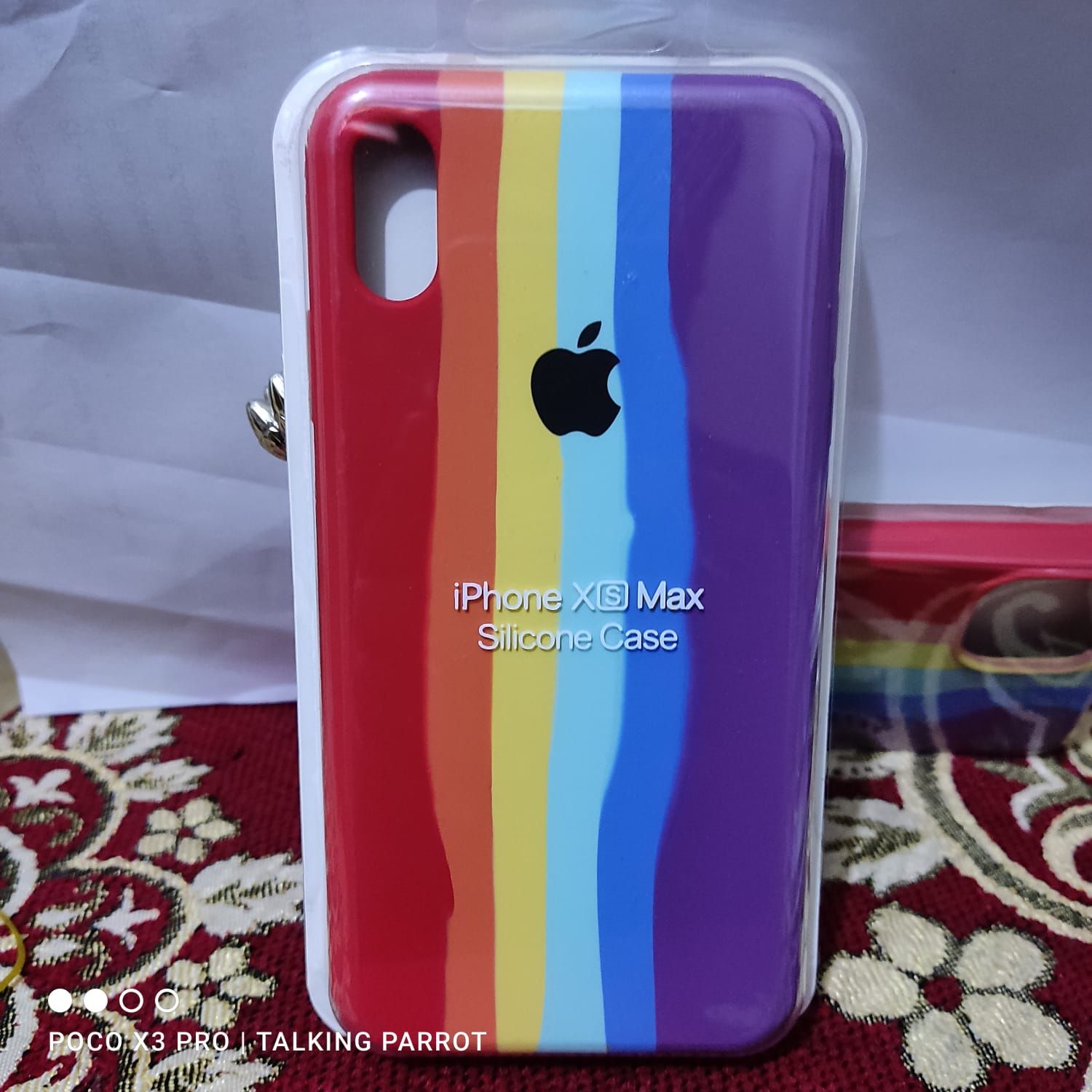 silicone rainbow mobile  case for Apple iPhone XS Max