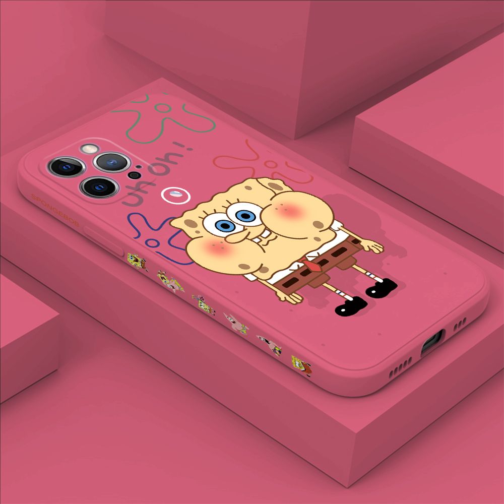 ZeroQiQi for iPhone 12 Pro Max Case Cartoon Anime Side Printing Cases Soft Liquid Silicone Phone Cover