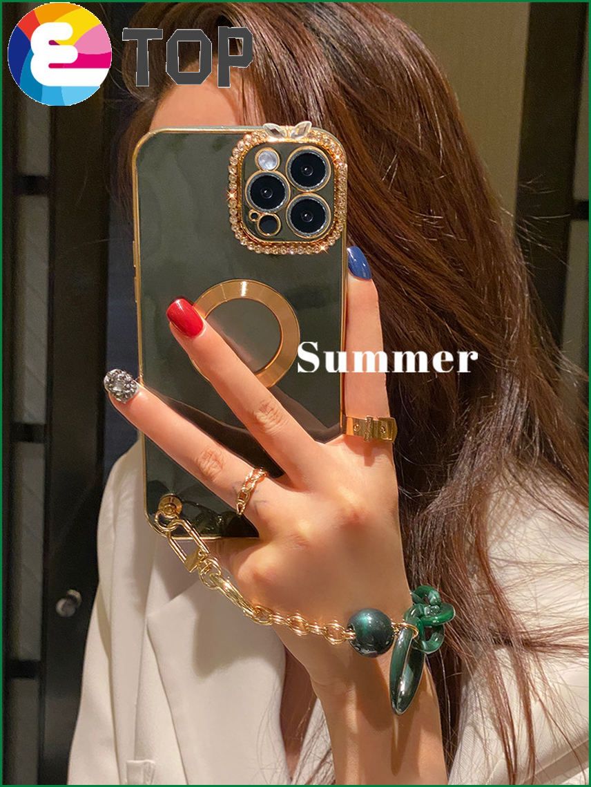 Suitable for Apple 13 mobile phone shell new silicone iPhone12promax set soft women's creative bracelet 11 all-inclusive