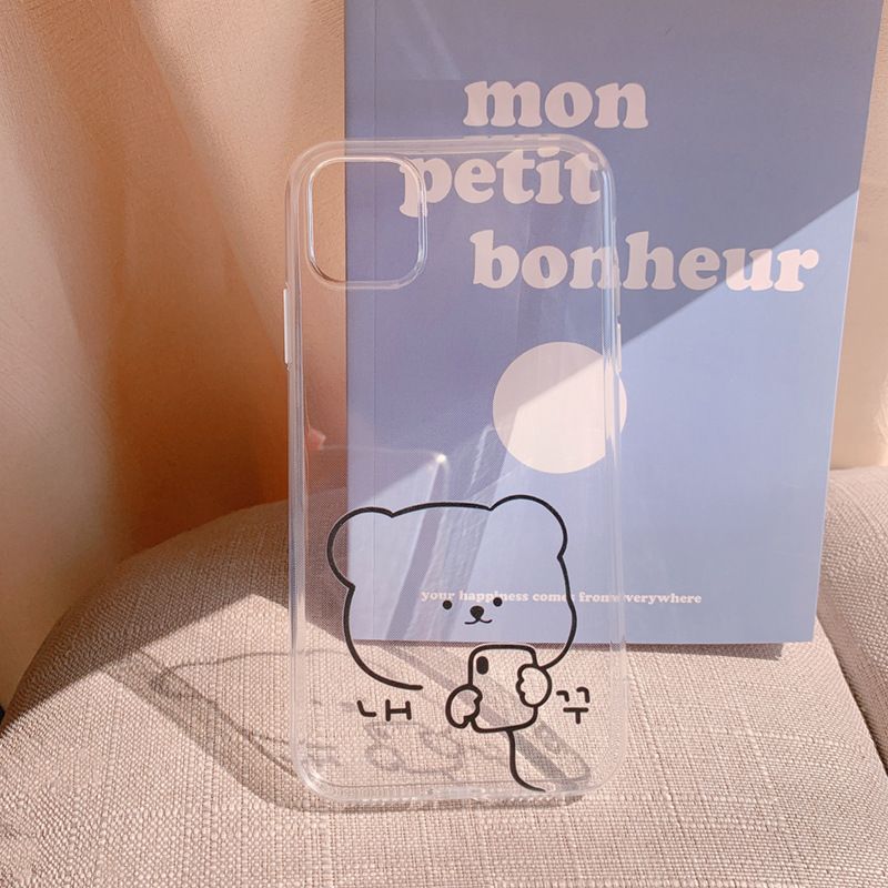 Cute Bear Pattern Case Soft Silicone Cover