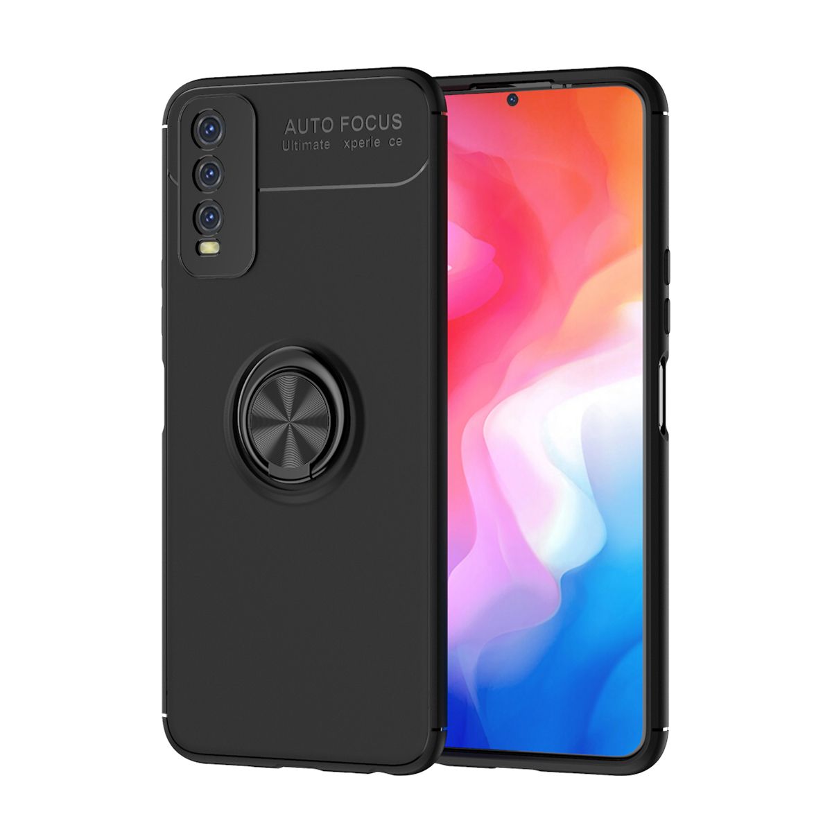Mobile Phone Case For Vivo Y20 With Invisible Bracket Phone Protective Case Cover color