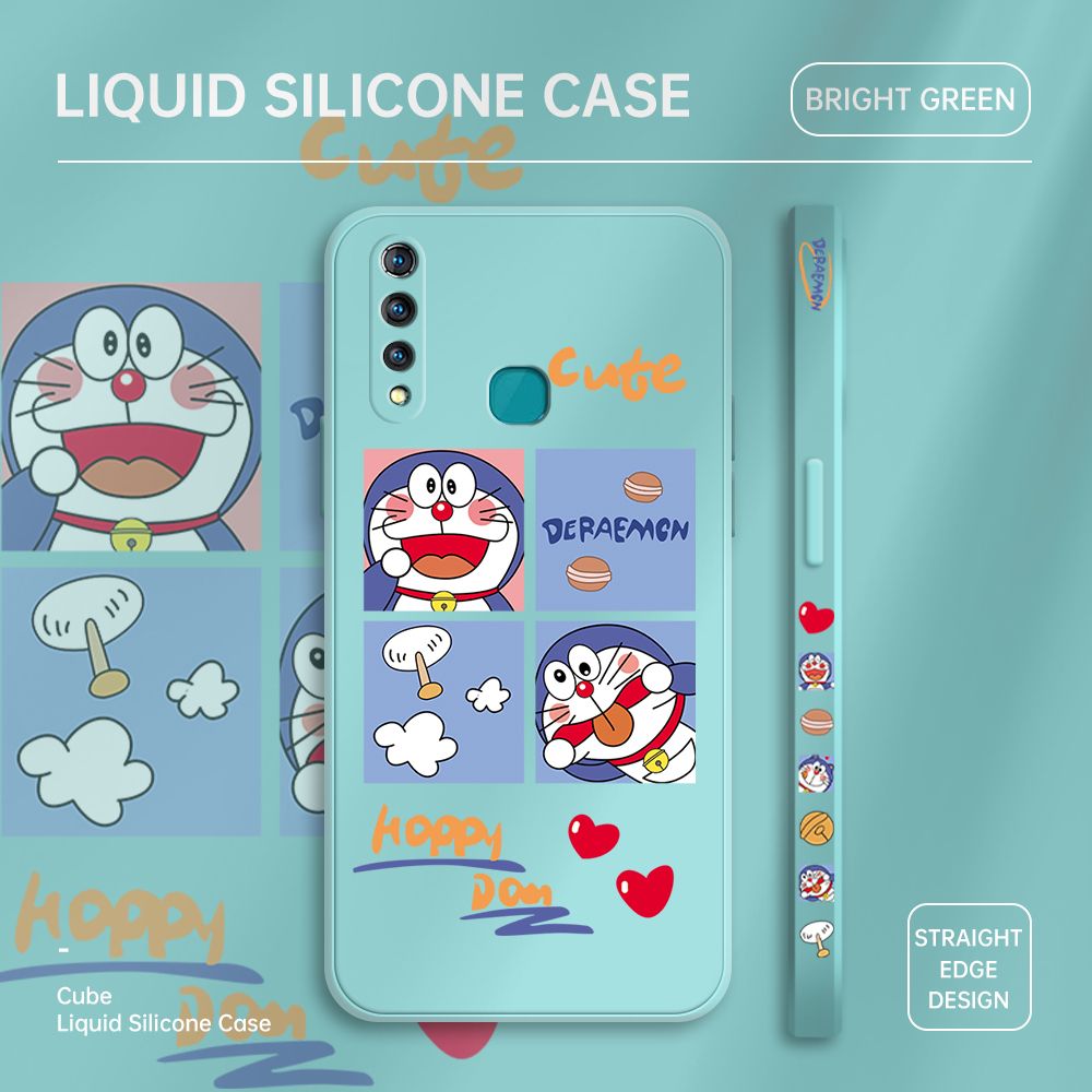 ZeroQiQi for Vivo Z1 Pro Case Cartoon Cat Phone Cover Soft Full Lens Protection Case Ultra Thin Soft Liquid Silicone Phone Case