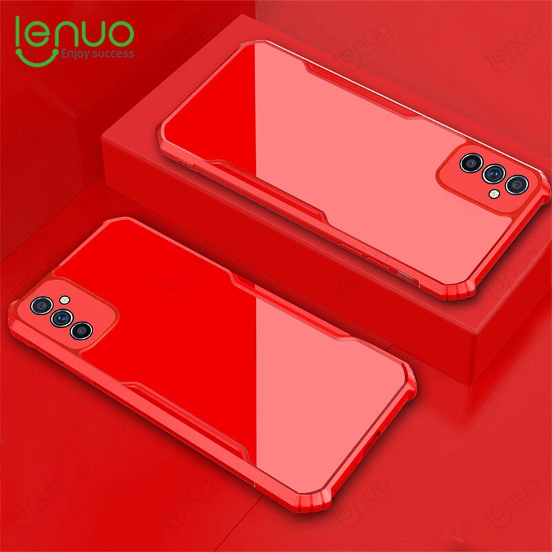 Lenuo Casing For Samsung Galaxy S21+ / S21 Plus 5G Phone Case Shockproof Transparent Bumper Airbag Phone Cover Case