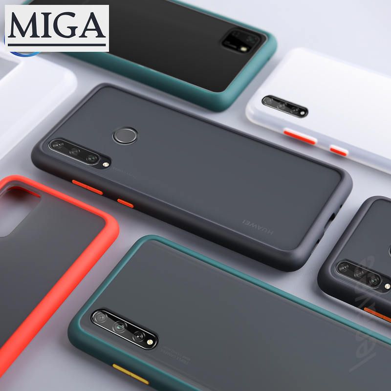 Super Safe Anti Knock Phone Case for Huawei Y6P Y7P  Y9S Y9 Prime Y7 Y6 Pro  Nova 7SE 7i 5T 3i 7 P30 Lite Matte Silicone Protective Case Back Cover