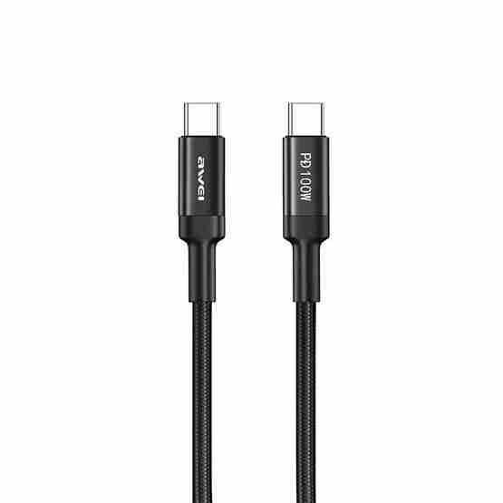 Awei CL-117T 1m 5A Type-C to Type-C Fast Charging Cable