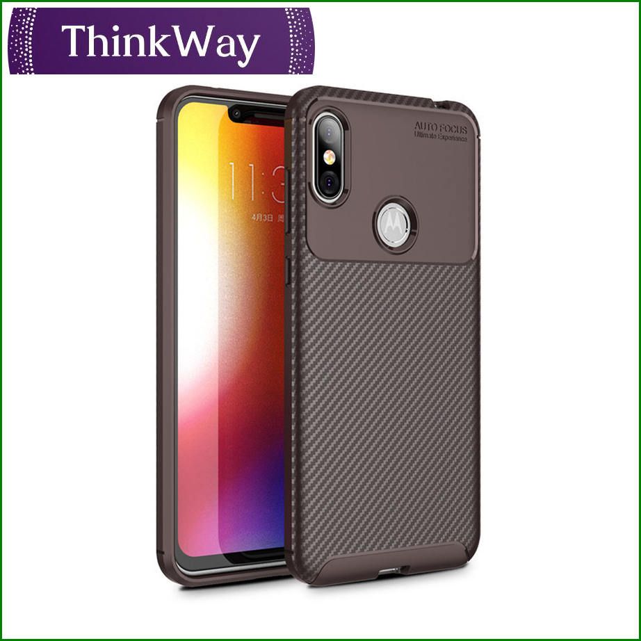Phone Case Beetle Carbon Fiber Texture Anti-fingerprint Soft TPU Shockproof Protection Back Cover Case For MOTO G9play/G9 India Edition/E7plus & MOTO G9 Plus