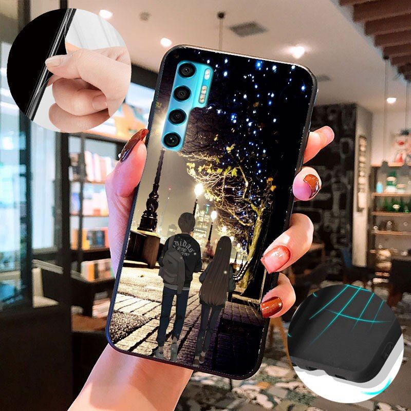 For TCL 20 Pro 5G Case Silicone Soft TPU Back Cover For TCL 20 5G Phone Cases TCL 20se TPU Coque tcl 20s 20L+Plus  Fundas Bumper