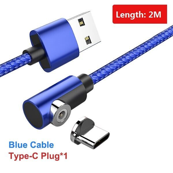 !ACCEZZ Magnetic Cable Fast ChargingFor iPhone X XS MAX XR 8 Magnet Charge Micro USB Type C For Samsung S10 Phone Cable Cord 2M