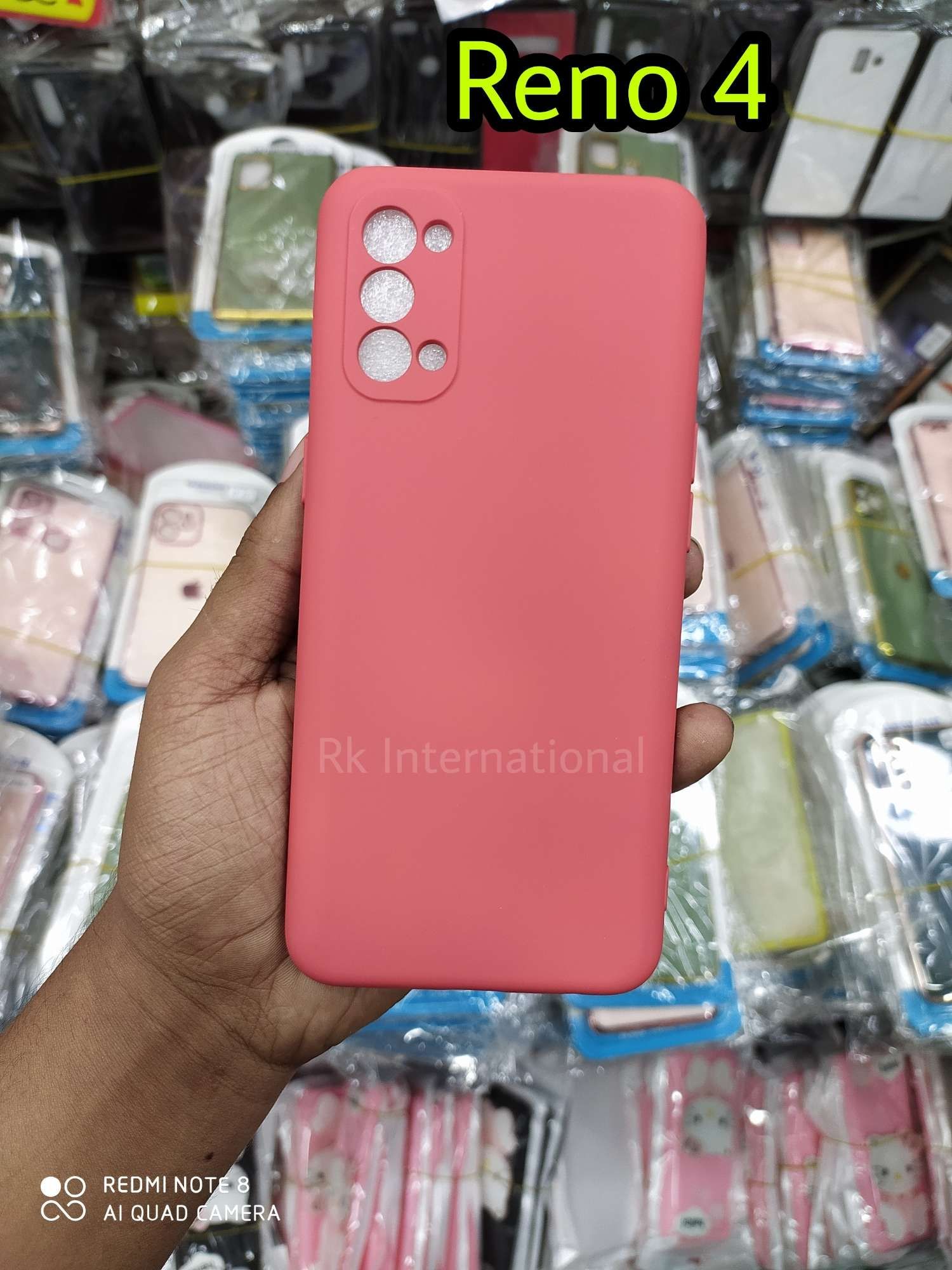 For Oppo Reno 4 Soft Silicon Case back cover