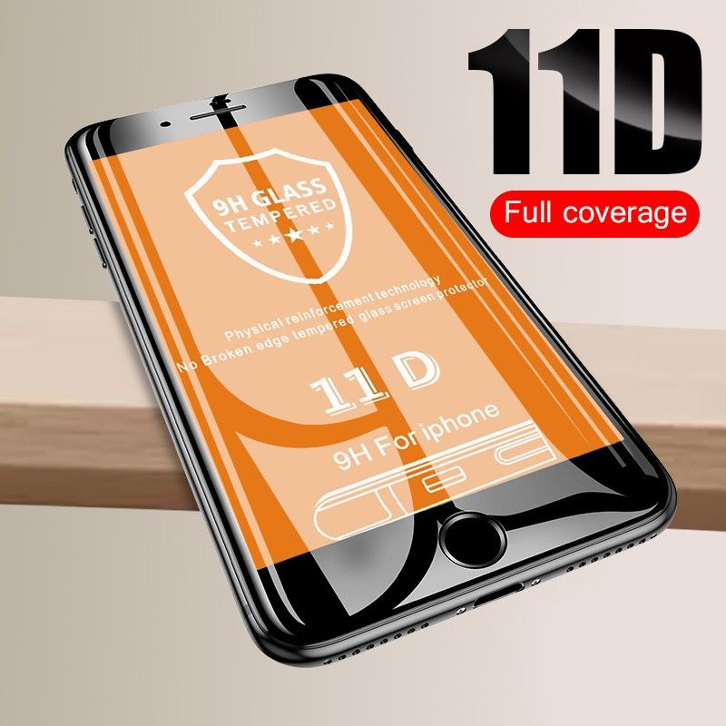11D Tempered Glass Screen Guard for iPhone 6/6S Screen Protector