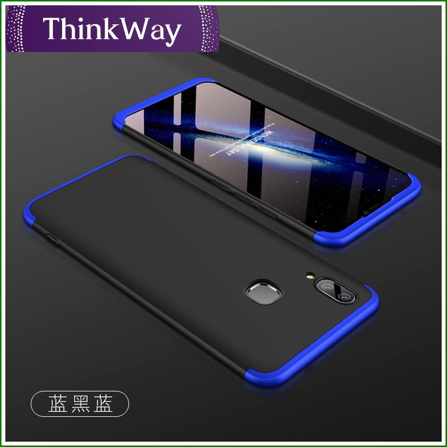 Total Protection 3 in 1 Ultra Thin Hard Plastic Phone Case Cover For VIVO Y30/Y50 & VIVO X50