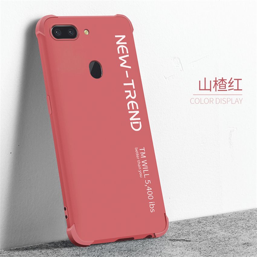 lthmy Ultra-thin Cute Soft Liquid Silicone Phone Case For Oppo R15 Pro Luxury Painted Colorful Cover casing