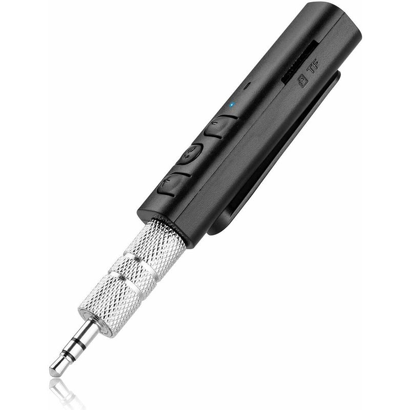 Aux Adapter Bluetooth V5.0 Transmitter Receiver 3.5mm Wireless AUX Audio Music