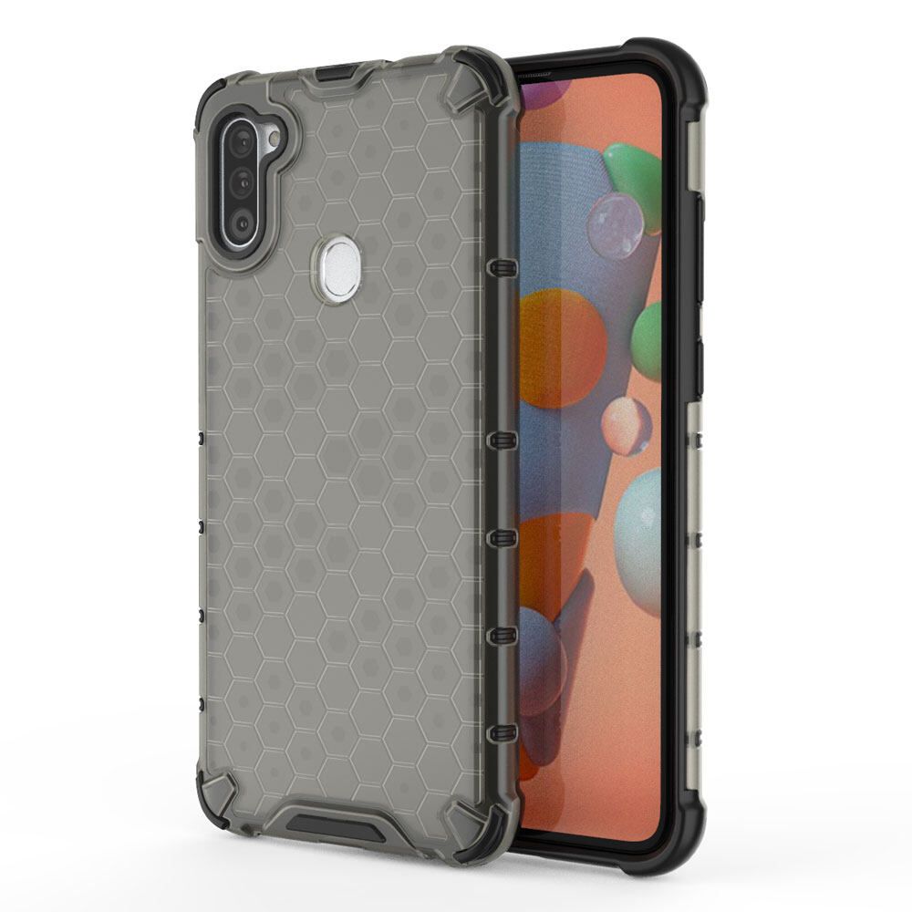 Casing for Samsung Galaxy A11 Honeycomb Box PC - TPU Translucent Case Cover