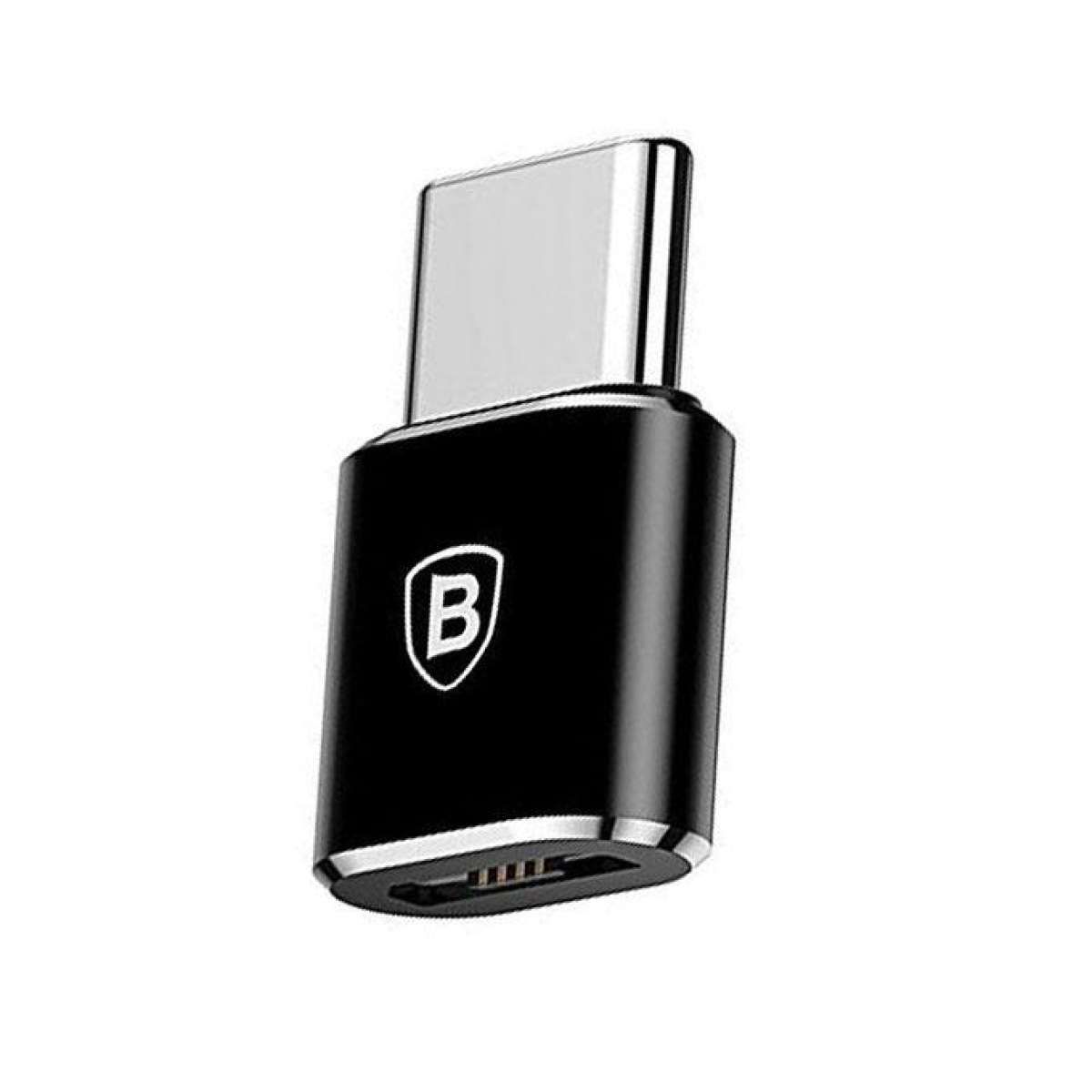 Micro USB Type C OTG Adapter Converter - Black