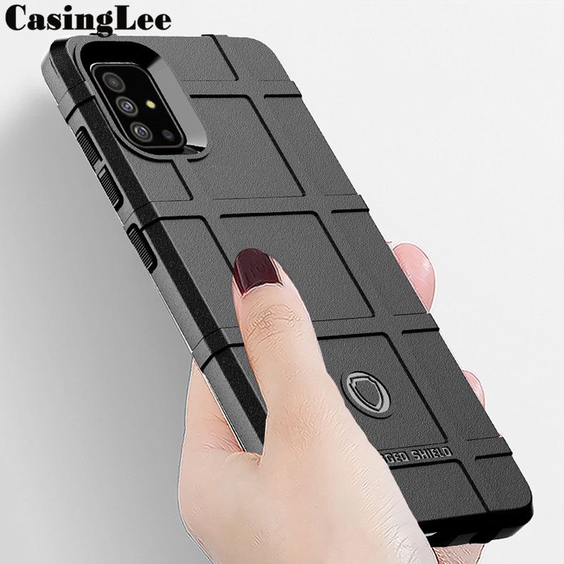 CasingLee for Galaxy A31 Case Military Protector Rugged Shield Silicone Hard armor Back Cover for Samsung Galaxy A31 case cover
