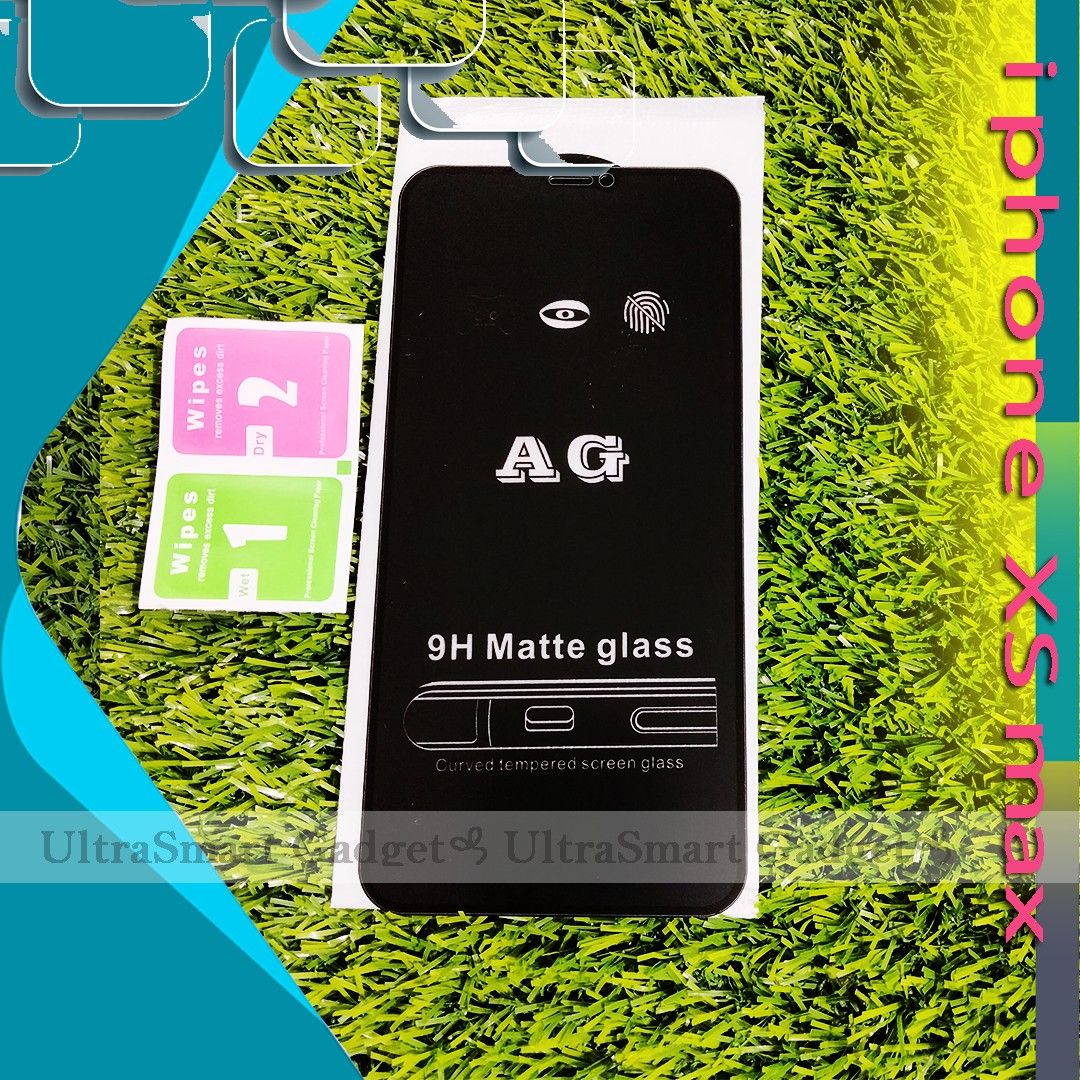 For iPhone XS Max Matte Tempered Glass Screen Protector