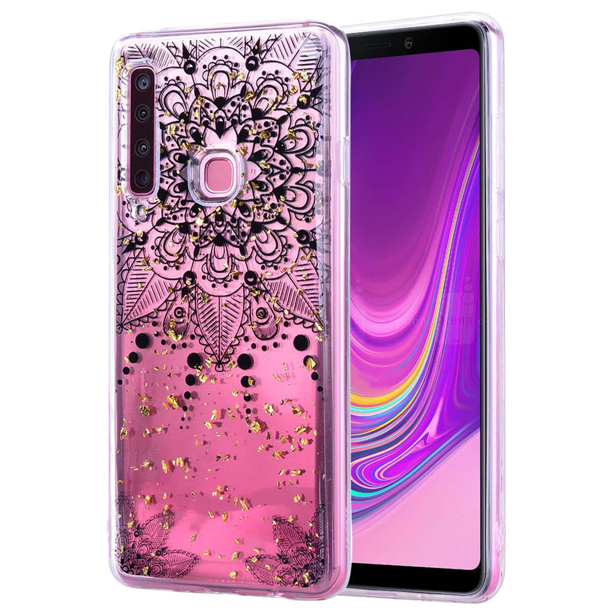 Yfashion For  A9 2018 Fashion Color Painted Epoxy old Foil PU Anti-scratch Non-slip Protective Cover Back Case
