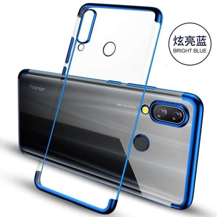Samsung A10s S6-egde M10 A10 A20s S10+ A30 S10 M20  Back Cover Clear Ultra Violet Blue Basus