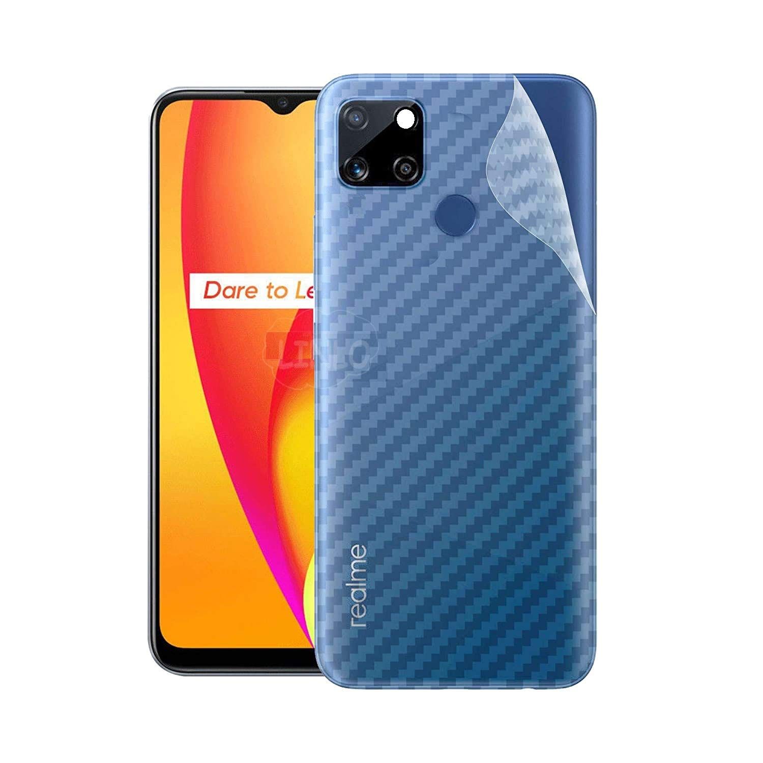 Realme C21 3D Carbon Fiber Back Poly Sticker