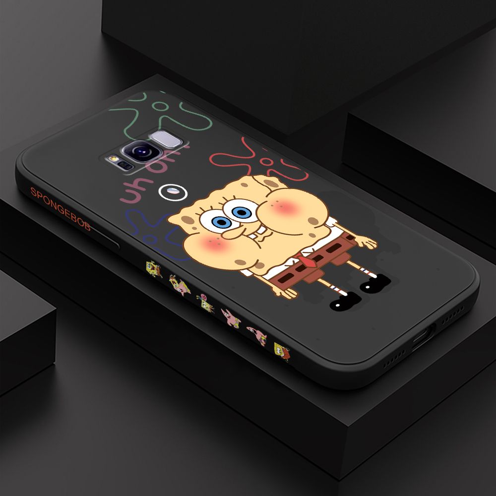 ZeroQiQi for Samsung S8 Plus Case Cartoon Anime Side Printing Cases Soft Liquid Silicone Phone Cover