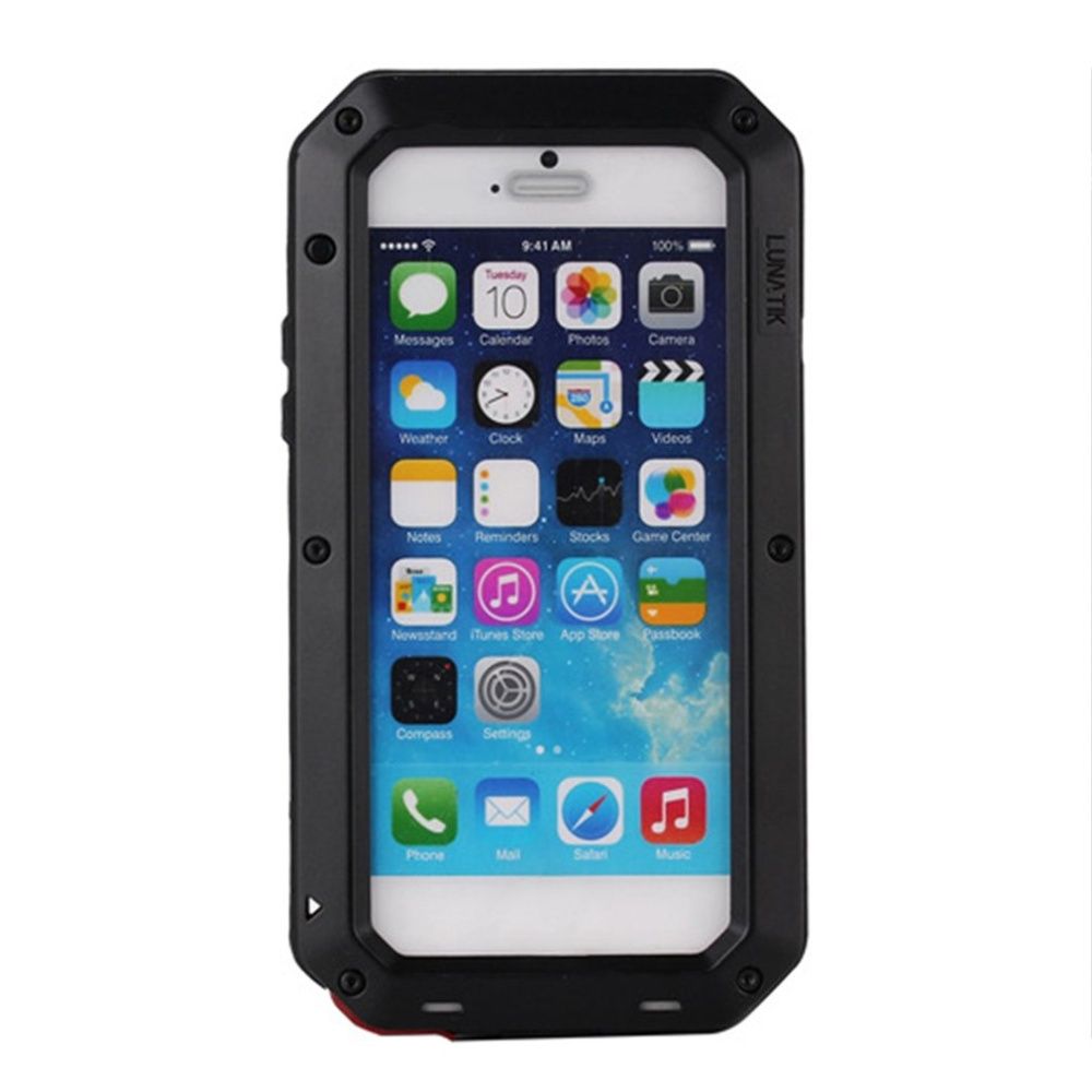 Heavy Duty Case For Iphone Waterproof Shockproof Dust-Proof Phone Cover Case Black Iphone 7