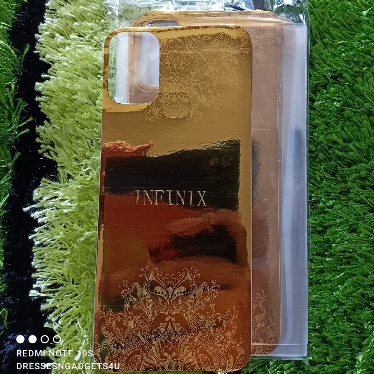Golden Back Poly For Infinix Hot 10 Play