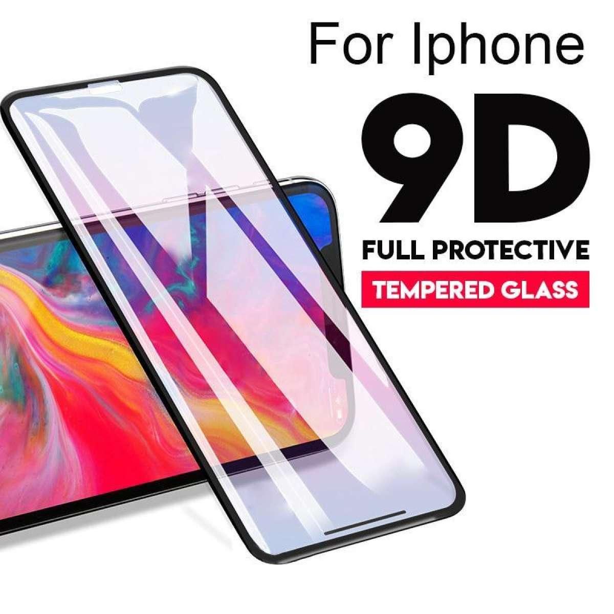 samsuns A 50 9D HD Tempered Glass Screen Protector - Black&Transparent