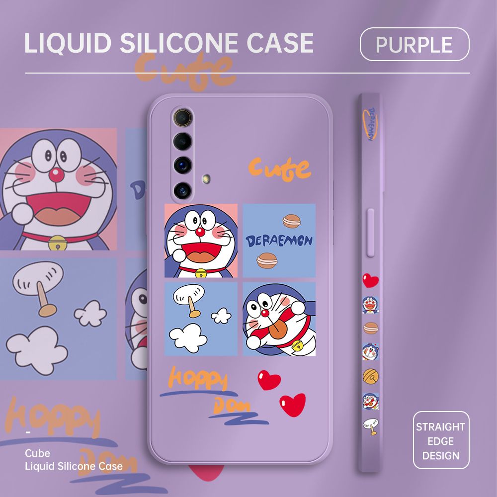 ZeroQiQi for Realme X50 Case Cartoon Cat Phone Cover Soft Full Lens Protection Case Ultra Thin Soft Liquid Silicone Phone Case