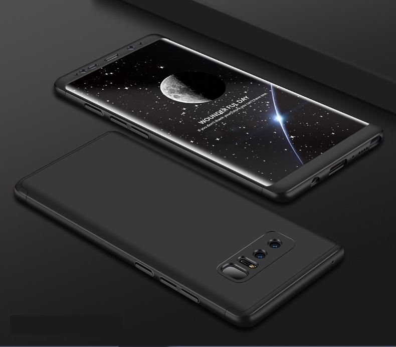 Samsung Note 8 360 Degree GKK Phone Back Cover - Black