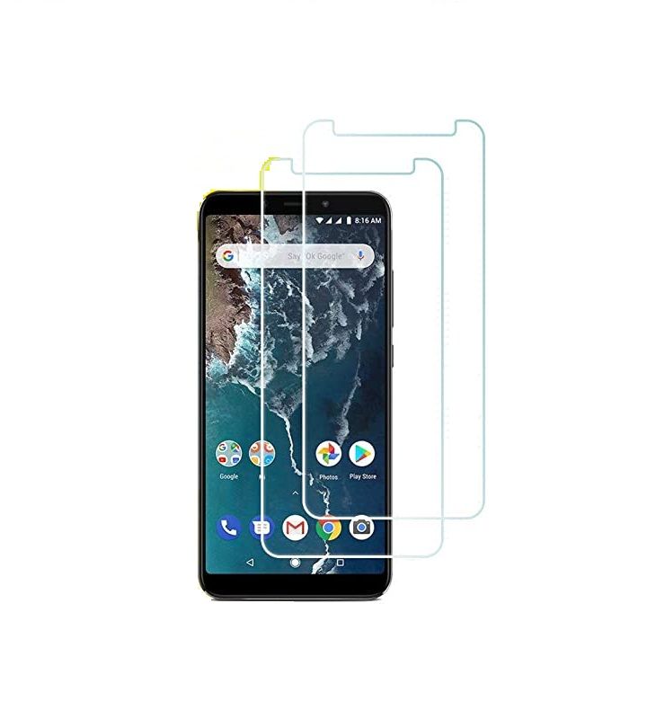 For Xiaomi Mi 6X Tempered Glass Screen Protector Slim 9H Hard 2.5D - Transparent