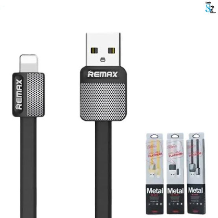 Remax Metal Platinum USB Data Cable Charger RC-044i for iPhone
