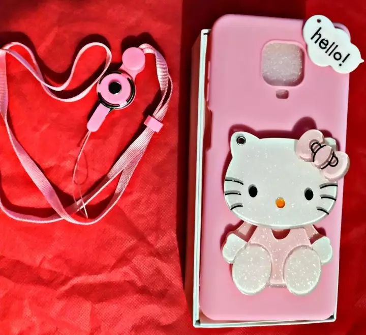 For Xiaomi Redmi Note 9S/Note 9 Pro/Note 9 pro max/Poco m2 pro Lady Back Cover Pink