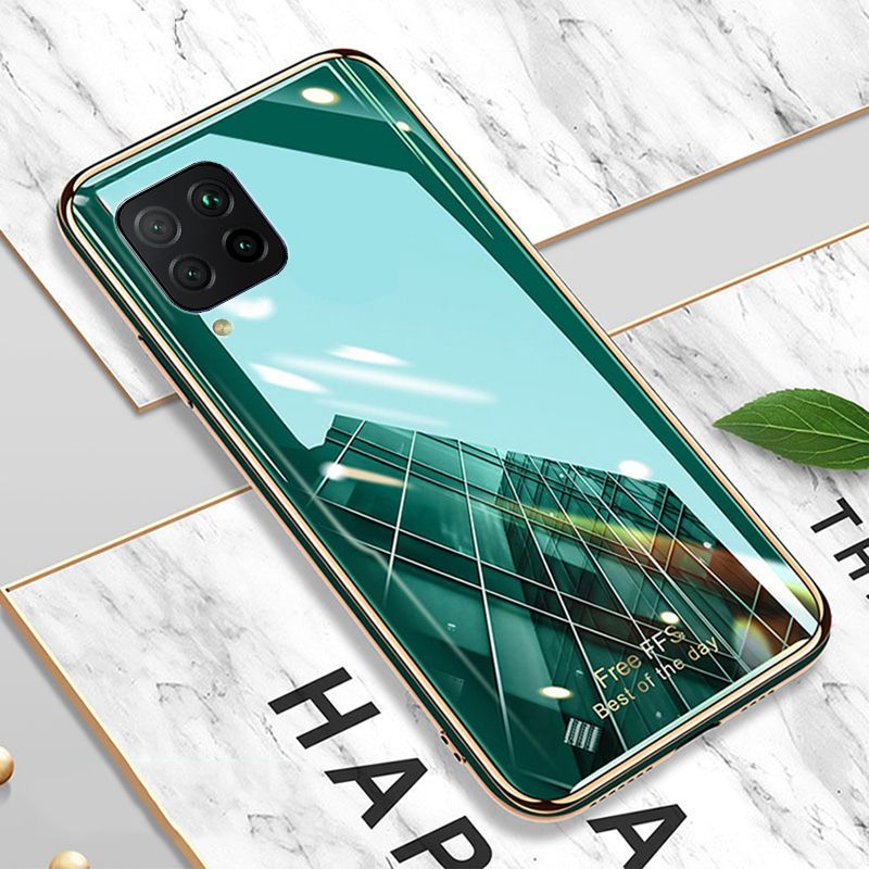 For Samsung Galaxy A42 Case Silicone Soft Back Covers Electroplated Avocado Green Glitter Full Protector For s Samsung Galaxy A42 Back Cover