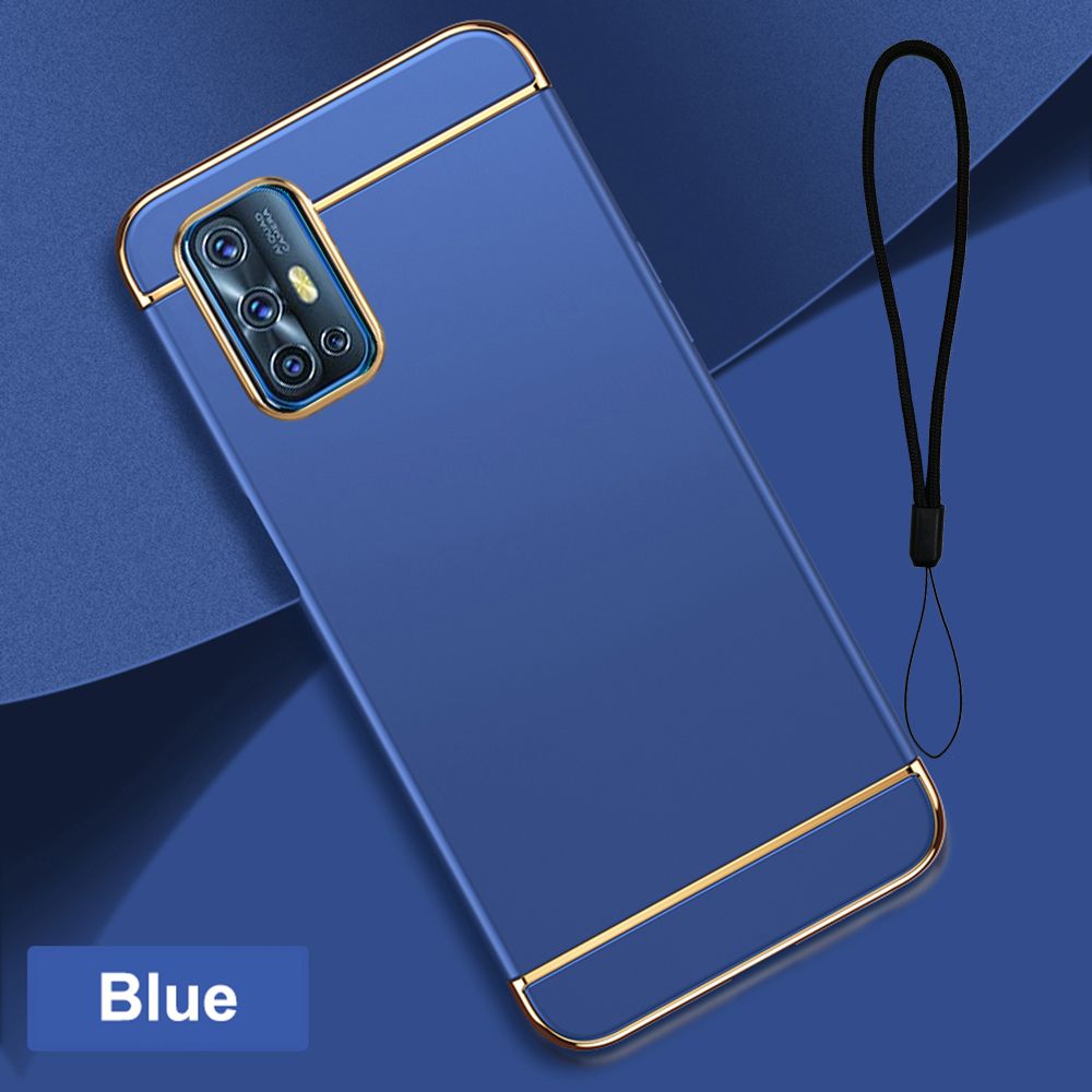 For vivo V19 Neo / vivo V19 Phone Case Luxury 3 In 1 Matte Ultra Thin Anti-Scratch Shockproof Electroplated Frame Hard PC Back Cover