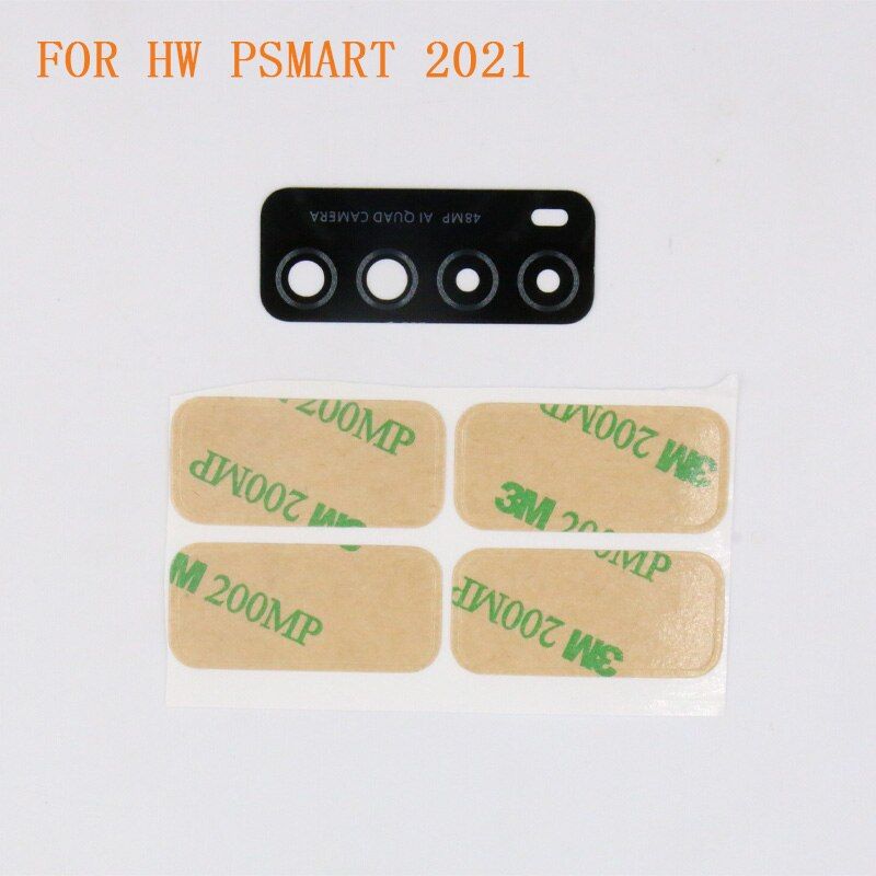 10pcs 30pcs 50pcs For Huawei P Smart 2021 Y7A Camera Protective Glass with Ahesive Sticker For P Smart 2021