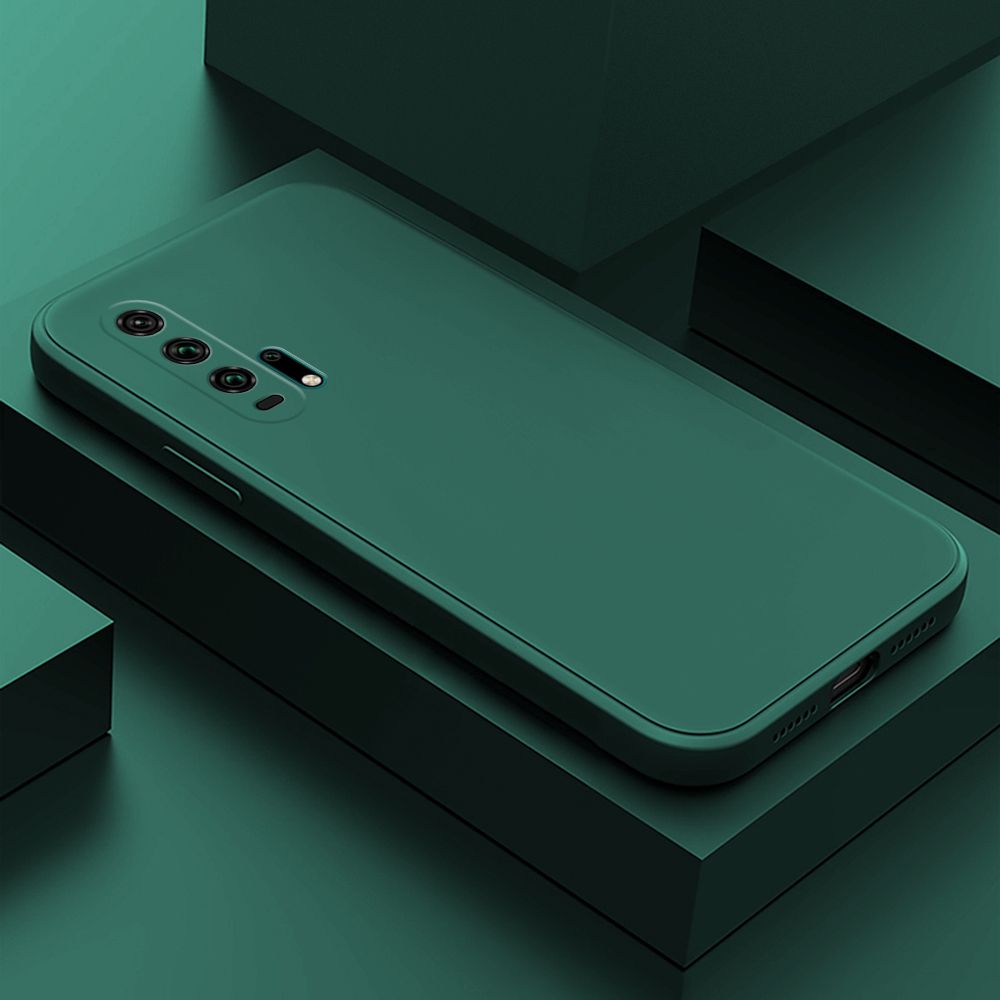 Hontinga for Honor 20 Pro Case Thin Soft Luxury Square Liquid Silicone Phone Case Candy Cover